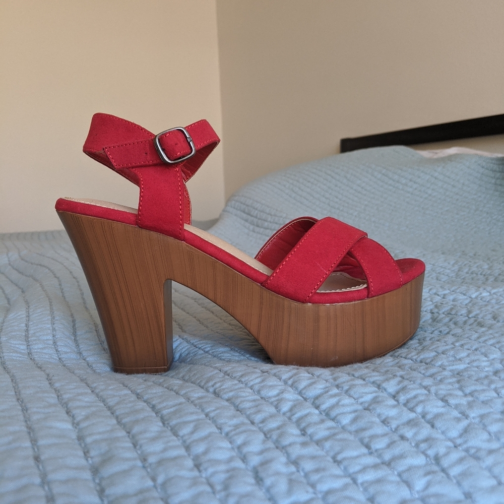 Chunky Red Heels